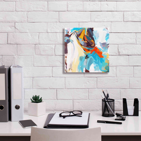 Image of 'Abstract Colorful Flows 12' by Irena Orlov Giclee Canvas Wall Art,12 x 12