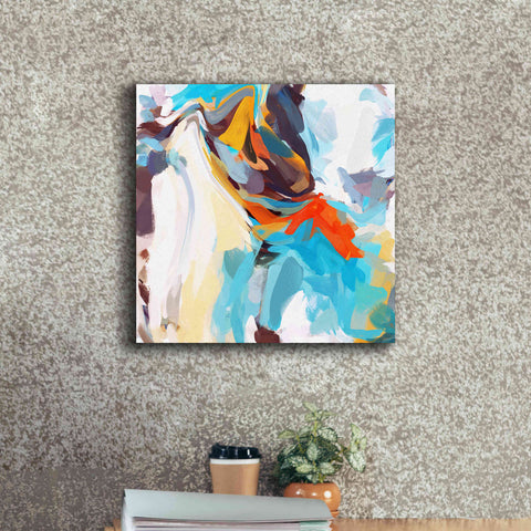 Image of 'Abstract Colorful Flows 12' by Irena Orlov Giclee Canvas Wall Art,18 x 18