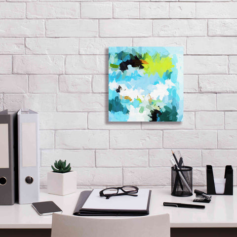 Image of 'Abstract Colorful Flows 15' by Irena Orlov Giclee Canvas Wall Art,12 x 12