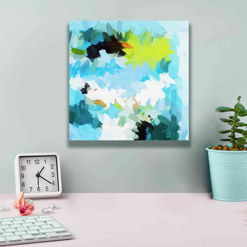 Image of 'Abstract Colorful Flows 15' by Irena Orlov Giclee Canvas Wall Art,12 x 12