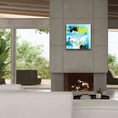 Image of 'Abstract Colorful Flows 15' by Irena Orlov Giclee Canvas Wall Art,26 x 26