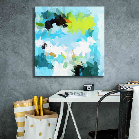 Image of 'Abstract Colorful Flows 15' by Irena Orlov Giclee Canvas Wall Art,26 x 26