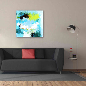 'Abstract Colorful Flows 15' by Irena Orlov Giclee Canvas Wall Art,37 x 37