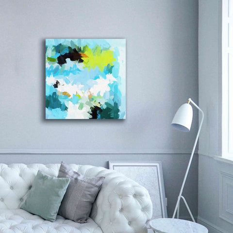 Image of 'Abstract Colorful Flows 15' by Irena Orlov Giclee Canvas Wall Art,37 x 37