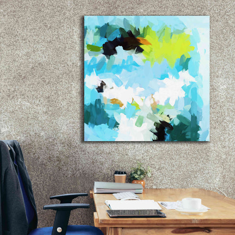 Image of 'Abstract Colorful Flows 15' by Irena Orlov Giclee Canvas Wall Art,37 x 37