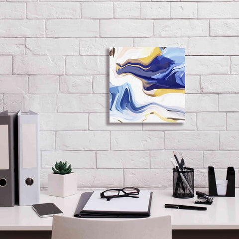 Image of 'Abstract Colorful Flows 16' by Irena Orlov Giclee Canvas Wall Art,12 x 12