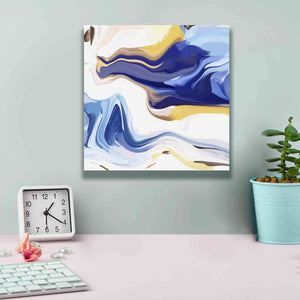 'Abstract Colorful Flows 16' by Irena Orlov Giclee Canvas Wall Art,12 x 12
