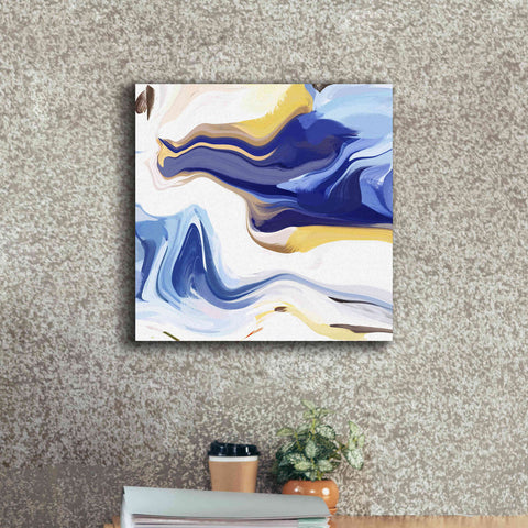 Image of 'Abstract Colorful Flows 16' by Irena Orlov Giclee Canvas Wall Art,18 x 18