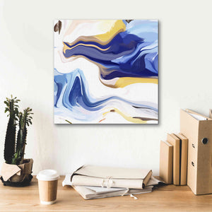 'Abstract Colorful Flows 16' by Irena Orlov Giclee Canvas Wall Art,18 x 18