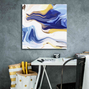'Abstract Colorful Flows 16' by Irena Orlov Giclee Canvas Wall Art,26 x 26