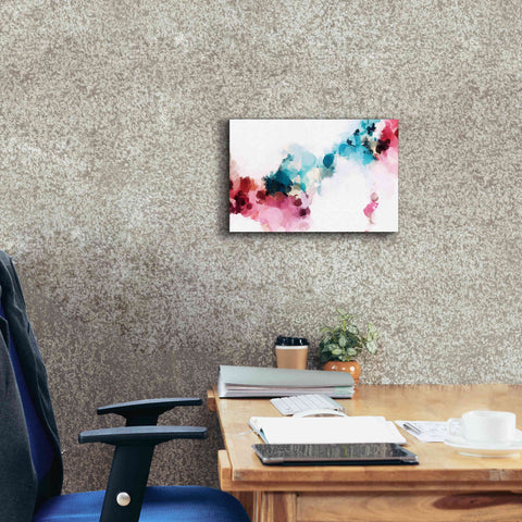 Image of 'Abstract Colorful Flows 17' by Irena Orlov Giclee Canvas Wall Art,18 x 12