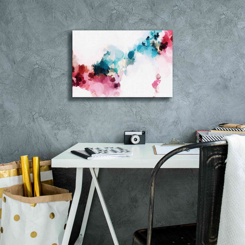 Image of 'Abstract Colorful Flows 17' by Irena Orlov Giclee Canvas Wall Art,18 x 12