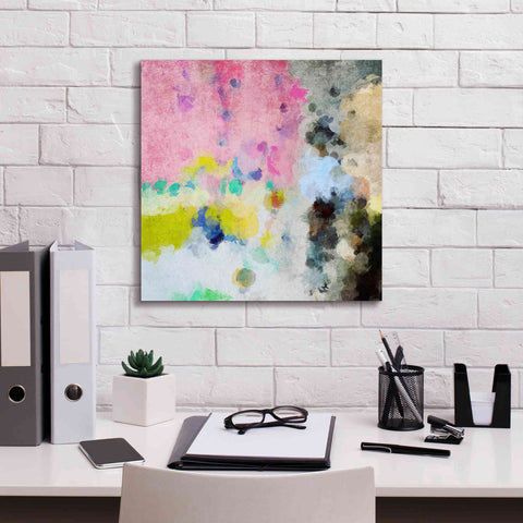 Image of 'Abstract Colorful Flows 19' by Irena Orlov Giclee Canvas Wall Art,18 x 18