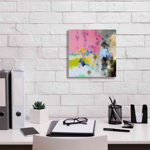 Image of 'Abstract Colorful Flows 20' by Irena Orlov Giclee Canvas Wall Art,12 x 12