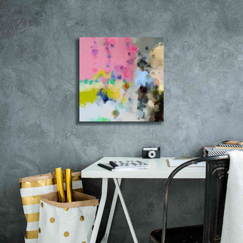 Image of 'Abstract Colorful Flows 20' by Irena Orlov Giclee Canvas Wall Art,18 x 18