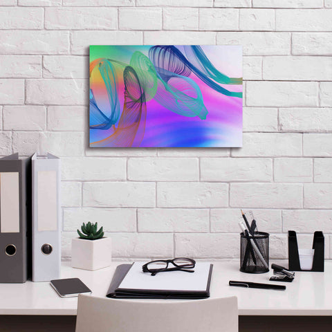 Image of 'Color In The Lines 3' by Irena Orlov Giclee Canvas Wall Art,18 x 12