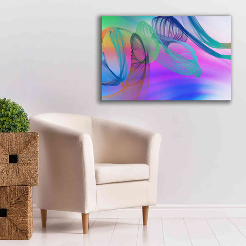 Image of 'Color In The Lines 3' by Irena Orlov Giclee Canvas Wall Art,40 x 26