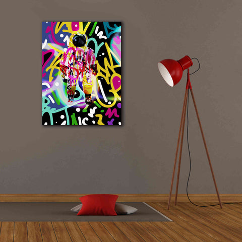 Image of 'Colorful Astronaut Graffiti Art 12' by Irena Orlov Giclee Canvas Wall Art,26 x 34