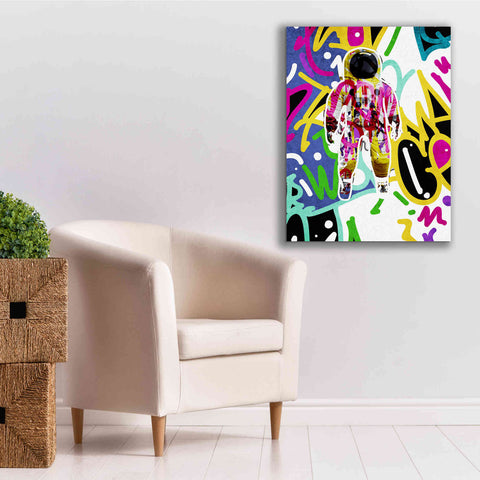 Image of 'Colorful Astronaut Graffiti Art 6 ' by Irena Orlov Giclee Canvas Wall Art,26 x 34