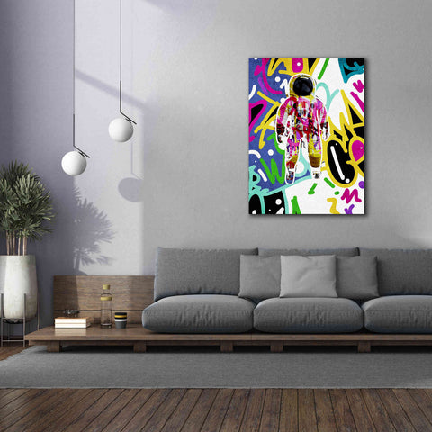Image of 'Colorful Astronaut Graffiti Art 6 ' by Irena Orlov Giclee Canvas Wall Art,40 x 54
