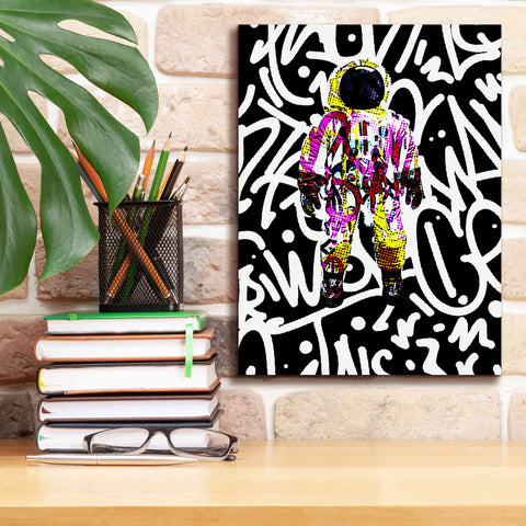Image of 'Colorful Astronaut Graffiti Art 1' by Irena Orlov Giclee Canvas Wall Art,12 x 16