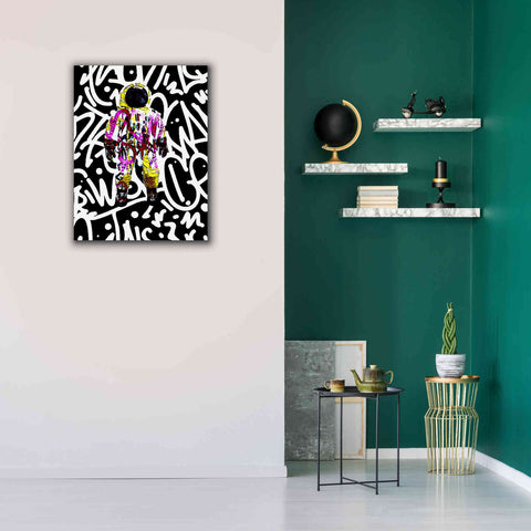 Image of 'Colorful Astronaut Graffiti Art 1' by Irena Orlov Giclee Canvas Wall Art,26 x 34