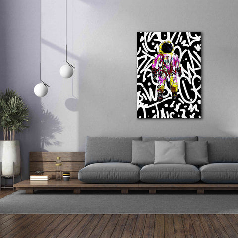 Image of 'Colorful Astronaut Graffiti Art 1' by Irena Orlov Giclee Canvas Wall Art,40 x 54