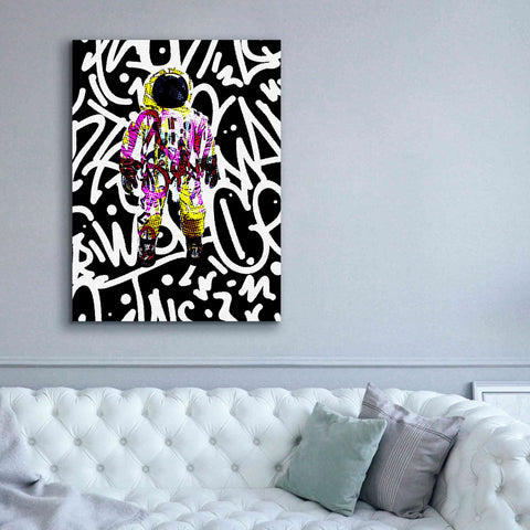 Image of 'Colorful Astronaut Graffiti Art 1' by Irena Orlov Giclee Canvas Wall Art,40 x 54
