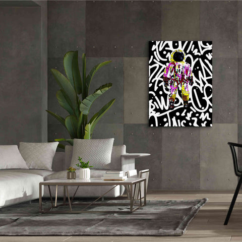 Image of 'Colorful Astronaut Graffiti Art 1' by Irena Orlov Giclee Canvas Wall Art,40 x 54