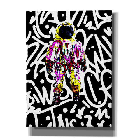 Image of 'Colorful Astronaut Graffiti Art 1' by Irena Orlov Giclee Canvas Wall Art