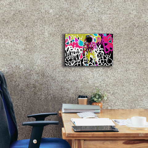 Image of 'Astronaut Graffiti Art 5' by Irena Orlov Giclee Canvas Wall Art,18 x 12
