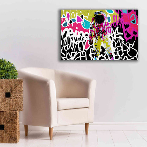 Image of 'Astronaut Graffiti Art 5' by Irena Orlov Giclee Canvas Wall Art,40 x 26