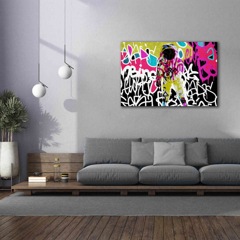 Image of 'Astronaut Graffiti Art 5' by Irena Orlov Giclee Canvas Wall Art,60 x 40