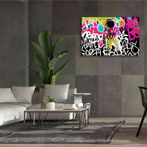 Image of 'Astronaut Graffiti Art 5' by Irena Orlov Giclee Canvas Wall Art,60 x 40