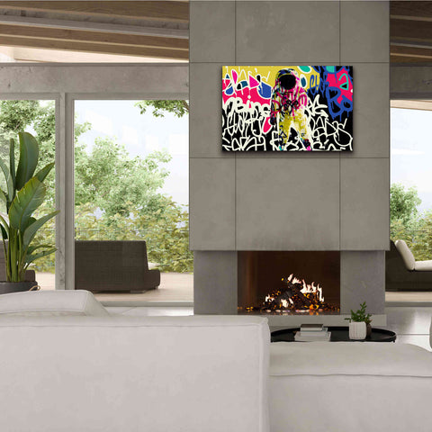 Image of 'Astronaut Graffiti Art 17' by Irena Orlov Giclee Canvas Wall Art,40 x 26