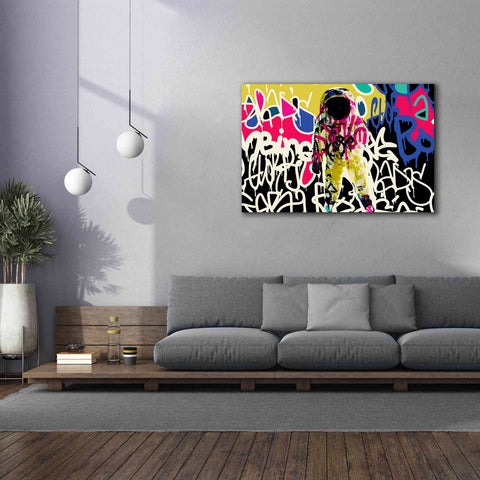 Image of 'Astronaut Graffiti Art 17' by Irena Orlov Giclee Canvas Wall Art,60 x 40