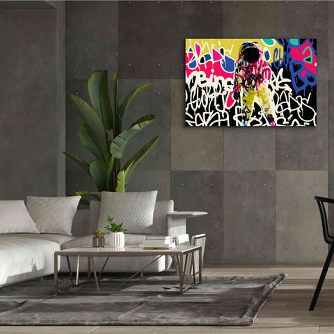 Image of 'Astronaut Graffiti Art 17' by Irena Orlov Giclee Canvas Wall Art,60 x 40