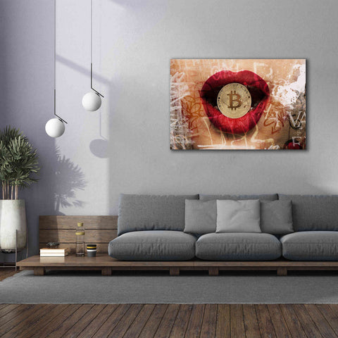 Image of 'I Love Bitcoin 4' by Irena Orlov Giclee Canvas Wall Art,60 x 40