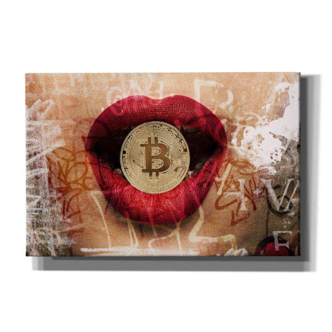 Image of 'I Love Bitcoin 4' by Irena Orlov Giclee Canvas Wall Art