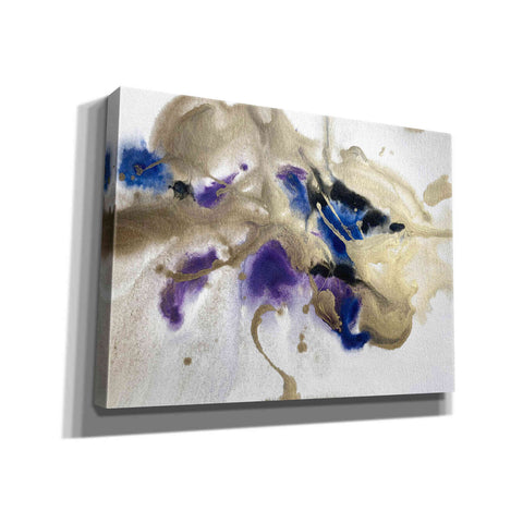 Image of 'Gold In Blue Watercolor Abstract 2' by Irena Orlov Giclee Canvas Wall Art