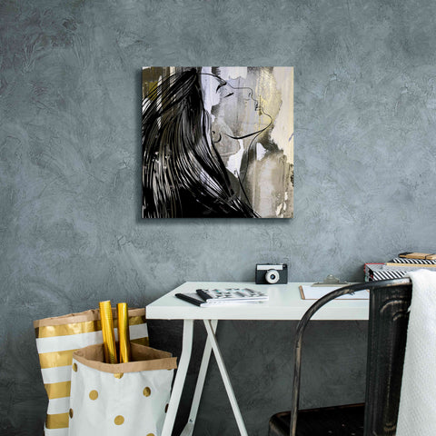 Image of 'Face In The Wall 1' by Karen Smith Giclee Canvas Wall Art,18x18