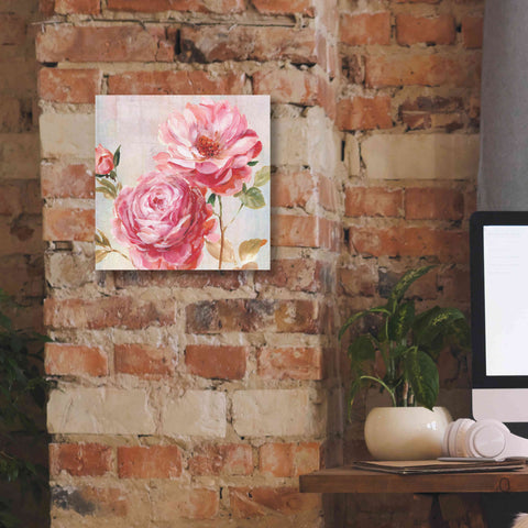 Image of 'Petal Paint 2' by Karen Smith Giclee Canvas Wall Art,12x12