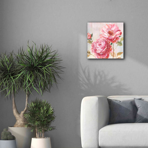 Image of 'Petal Paint 2' by Karen Smith Giclee Canvas Wall Art,18x18