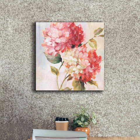 Image of 'Petal Paint 1' by Karen Smith Giclee Canvas Wall Art,18x18