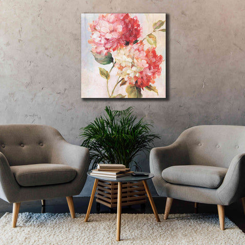 Image of 'Petal Paint 1' by Karen Smith Giclee Canvas Wall Art,37x37