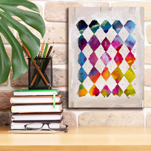Image of 'Diamond Palette 2' by Karen Smith Giclee Canvas Wall Art,12x16