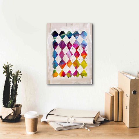 Image of 'Diamond Palette 2' by Karen Smith Giclee Canvas Wall Art,12x16