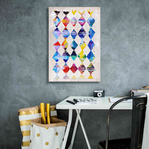 Image of 'Diamond Palette 1' by Karen Smith Giclee Canvas Wall Art,18x26