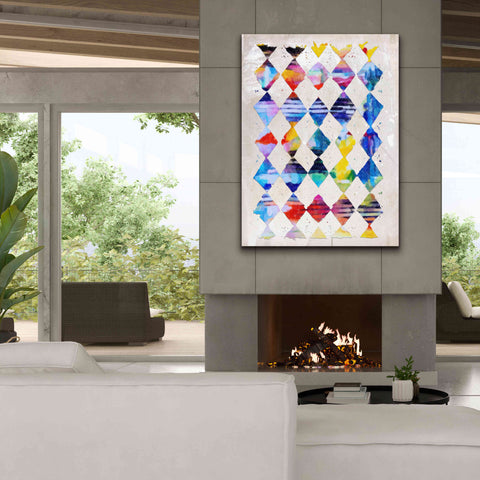 Image of 'Diamond Palette 1' by Karen Smith Giclee Canvas Wall Art,40x54