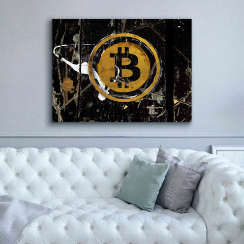 Image of 'Bitcoin Splash' by Karen Smith Giclee Canvas Wall Art,54x40